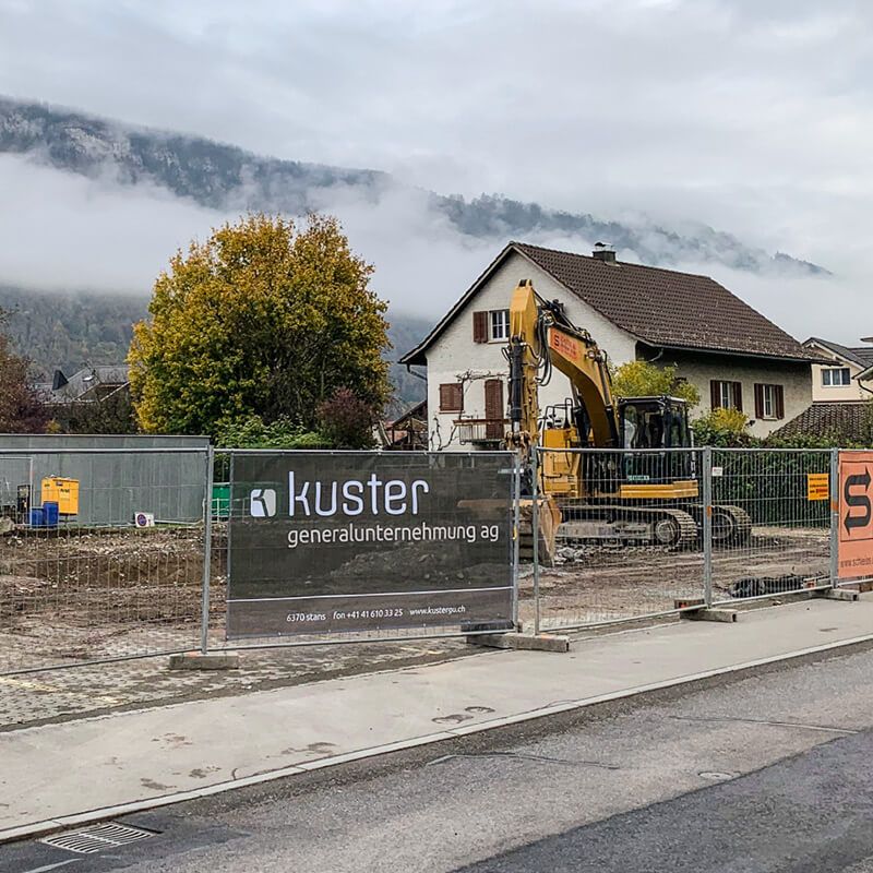 Buochserstrasse 13: Abbrucharbeiten sind bald abgeschlossen.