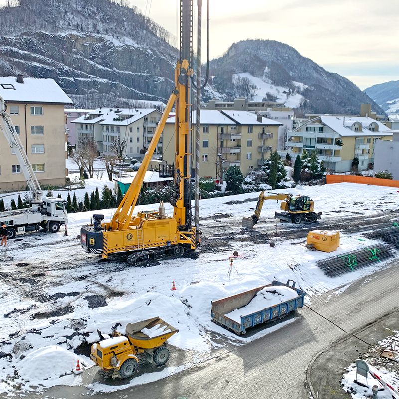 Stansstad: Baustart im Seepark ist erfolgt.